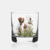 Verre À Whisky Chasse avec un chien breton, Art (Verso)