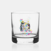 Verre À Whisky Chat Astronaute (Verso)