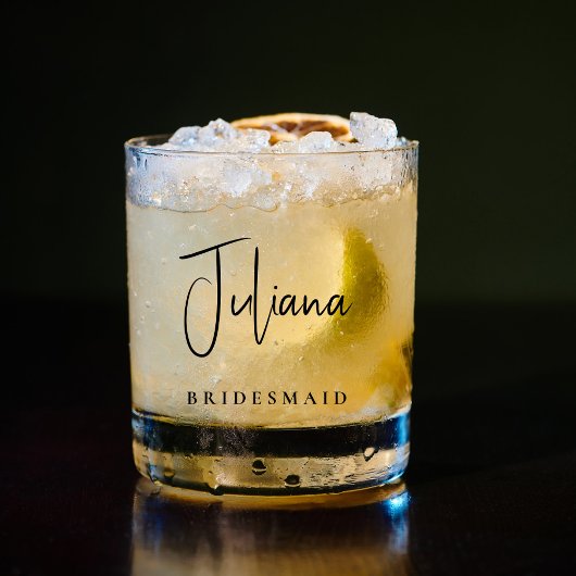 Verre À Whisky Chic Bridesmaid