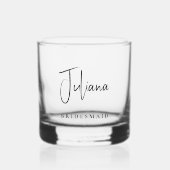 Verre À Whisky Chic Bridesmaid (Recto)