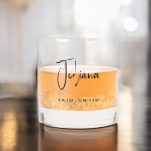 Verre À Whisky Chic Bridesmaid Mariage Bachelorette Party