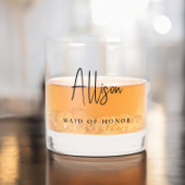 Verre À Whisky Chic Bridesmaid Mariage Bachelorette Party