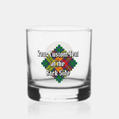 Verre À Whisky Clan Buchanan Crest sur Tartan (Verso)