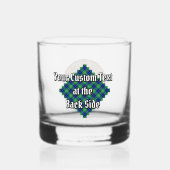 Verre À Whisky Clan Douglas Crest sur Tartan (Verso)