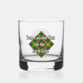Verre À Whisky Clan MacMillan Crest sur Tartan (Verso)