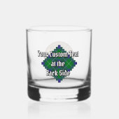 Verre À Whisky Clan Oliphant Crest sur Tartan (Verso)