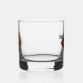 Verre À Whisky Clan Sinclair Crest sur Red Tartan (Gauche)