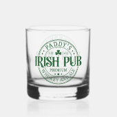 Verre À Whisky Classic St Patrick's Day Paddy's Irish Pub (Verso)