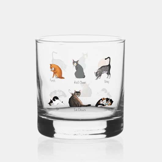 Verre À Whisky Commandes Cat (Recto)