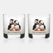Verre À Whisky Comme Les Puffins De Snugglin (Verso)