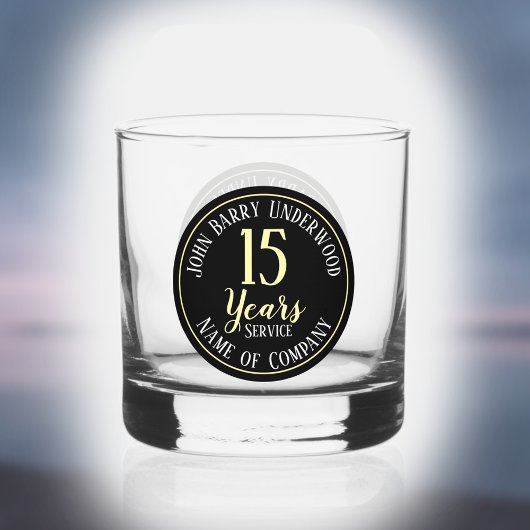 Verre À Whisky Compagnie commémorative de 15 ans