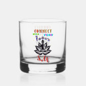 Verre À Whisky Connectez-vous avec votre moi intérieur (Recto)