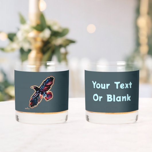 Verre À Whisky Corbeau Iridescendant (Insitu (Mariage))