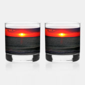Verre À Whisky Couché de soleil de Floride (Verso)