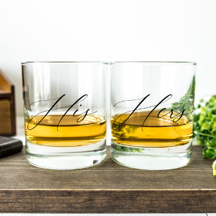 Verre À Whisky Couple de mariage personnalisé