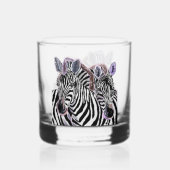 Verre À Whisky Couple Zebra (Recto)
