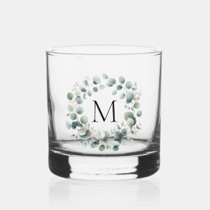 Verre À Whisky Couronne de feuillage de eucalyptus vert classique