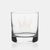 Verre À Whisky Couronne dorée royale (Verso)
