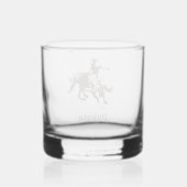 Verre À Whisky Cowboy Rodéo Occidental Personnalisé (Verso)