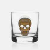 Verre À Whisky Crâne d'Halloween (Verso)