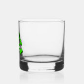 Verre À Whisky crâne vert néon (Gauche)