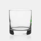 Verre À Whisky crâne vert néon (Droite)
