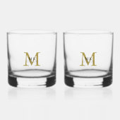 Verre À Whisky Create Your Own Personalize Add Monogram,Name (Recto)