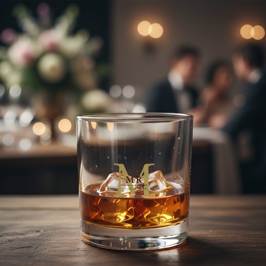 Verre À Whisky Create Your Own Personalize Add Monogram,Name