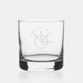 Verre À Whisky Custom Captain Boat Nautical Gift (Recto)