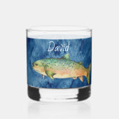 Verre À Whisky Custom Fly Fisherman cadeau père (Verso)