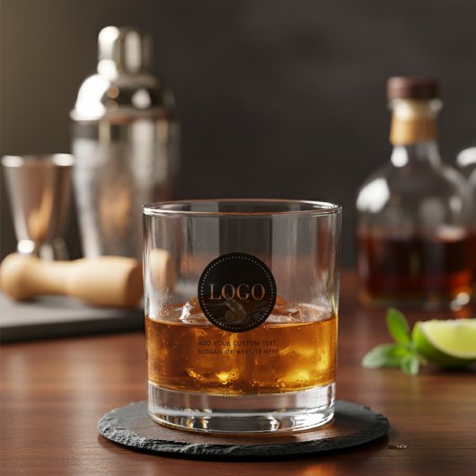 Verre À Whisky Custom Personalized Logo and Text Whiskey Glasses