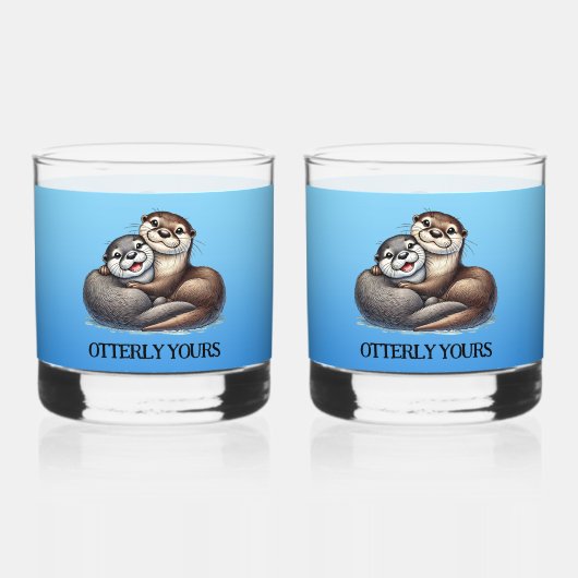 Verre À Whisky Cute Otterly VOS Toujours et Furever (Verso)
