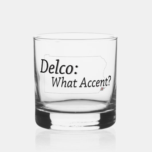 Verre À Whisky Delco - Quel Accent ? (Recto)