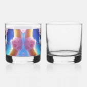 Verre À Whisky Design Sleepy Moon Cartoon Design (Gauche)