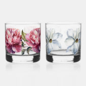 Verre À Whisky Deux modèles différents illustrés à la main (Verso)