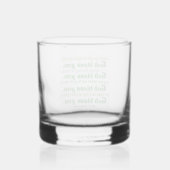 Verre À Whisky Dieu te bénisse, bénédiction irlandaise (Verso)