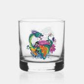 Verre À Whisky Dragon d'eau chinois Poisson Koi (Recto)