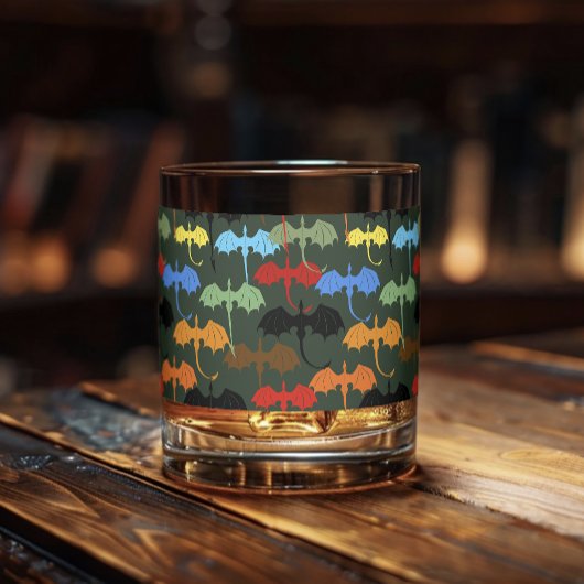 Verre À Whisky Dragons Green Flight Imaginaire