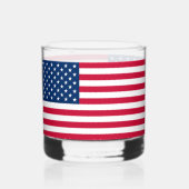 Verre À Whisky Drapeau américain (Recto)