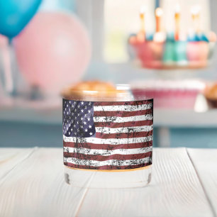 Verre À Whisky Drapeau américain en tatouage