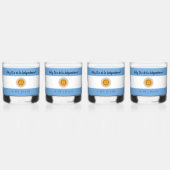 Verre À Whisky Drapeau de l'indépendance de l'Argentine (Recto)