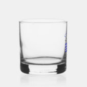 Verre À Whisky Drapeau grec Hellas Sang et Ouzo et nom (Droite)