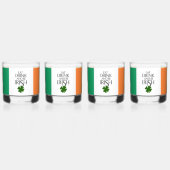 Verre À Whisky Drapeau irlandais pour boire et être shamrock (Recto)