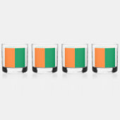 Verre À Whisky Drapeau irlandais pour boire et être shamrock (Gauche)