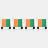 Verre À Whisky Drapeau irlandais pour boire et être shamrock (Droite)