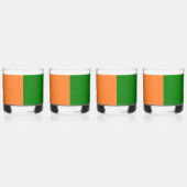 Verre À Whisky Drapeau irlandais total (Droite)