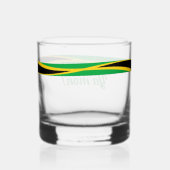 Verre À Whisky Drapeau jamaïcain Ya Mon (Verso)