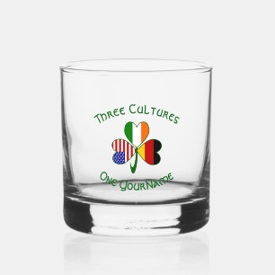 Verre À Whisky Drapeaux Allemagne Irlande États-Unis Trèfle Perso
