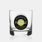 Verre À Whisky Duo Dinking ou Dude Pickleball Ball Rocks (Verso)