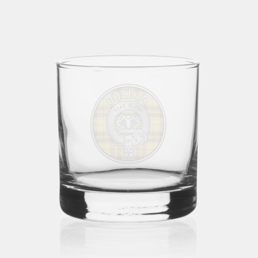 Verre À Whisky [EDIT] Clan MacLeod Crest & Tartan (Verso)